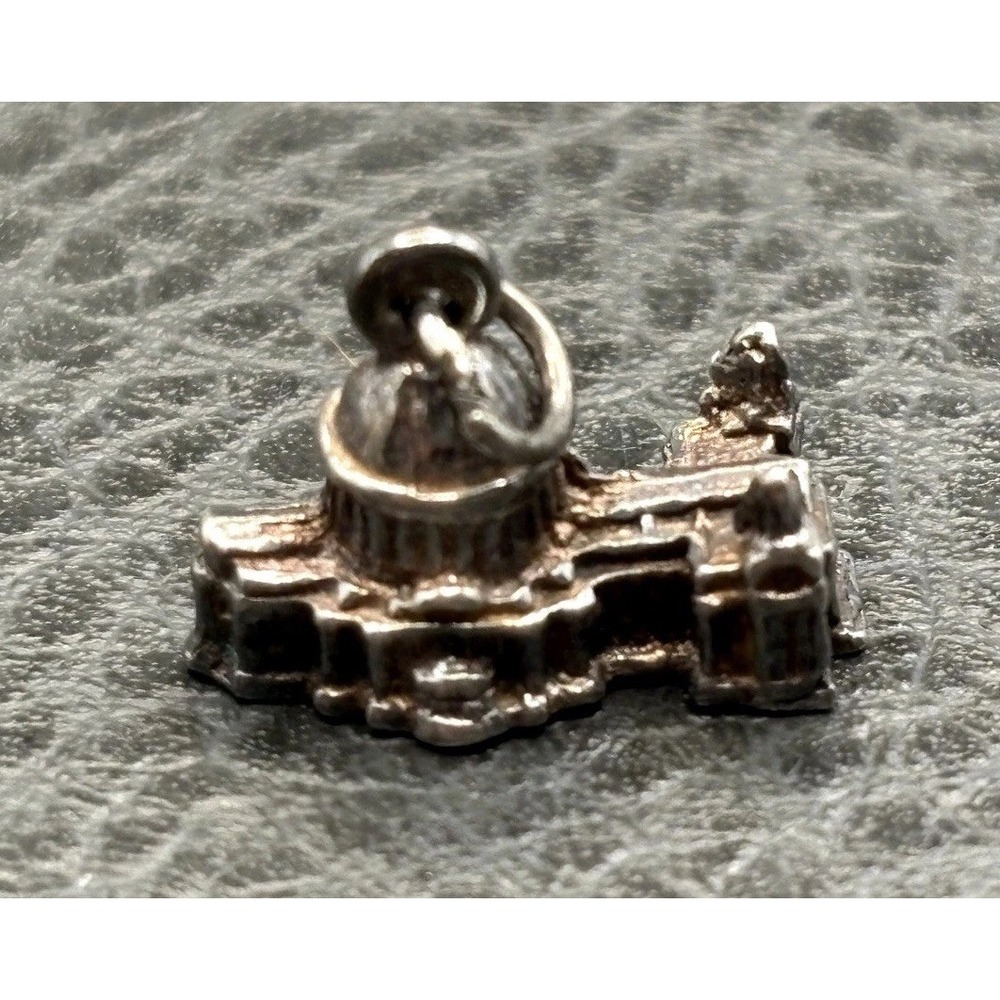 Vintage St. Paul's Church Sterling Silver 925 Building Charm or Pendant